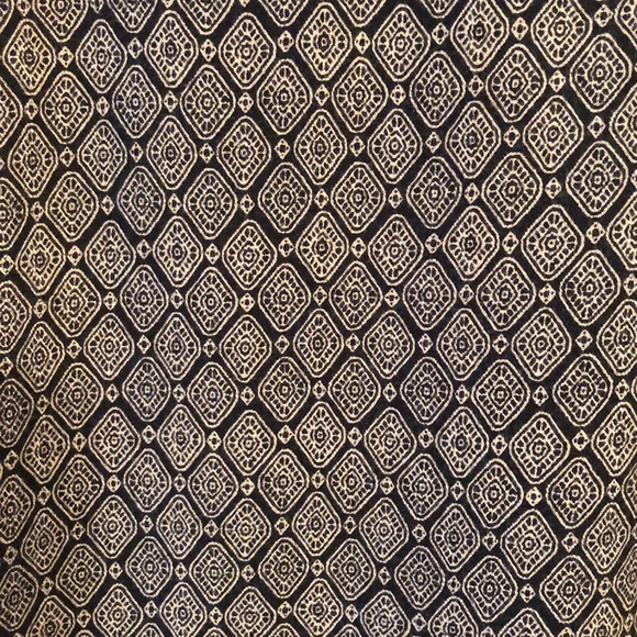 BUY BEFORE DONATE 9/9! Long Black and Tan wraparound skirt. - Picture 2 of 5